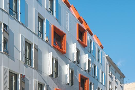 Logements sociaux Bepos RIVP - Façade