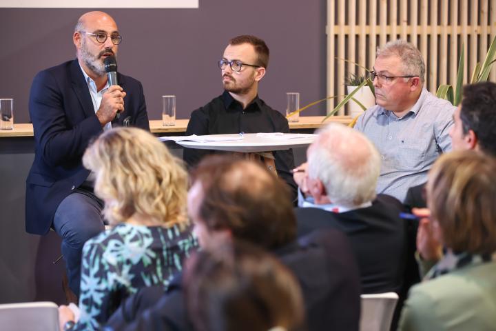 Steeve Giorno (GRDF), Franck et Jean-Pierre Battais (Maisons Battais)