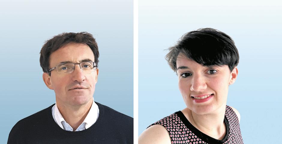 Stéphane Bodin (Enertek) et Clémence Guinin (OTE Ingénierie)