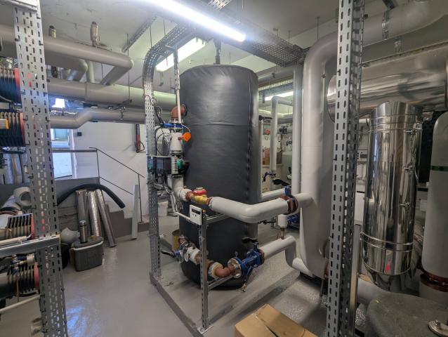 Seul l’usage chauffage a été hybridé et les deux réseaux sont hybridés indépendamment les uns des autres.