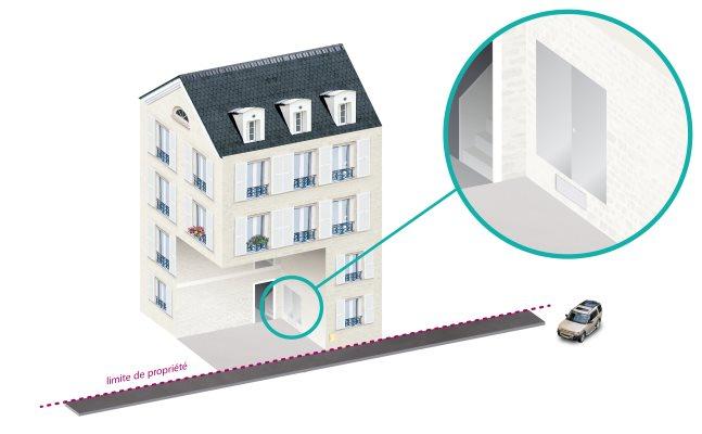 Placard technique gaz (PTG) en immeuble collectif