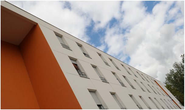 Résidence étudiante La coulée verte -façade -Toulouse 31