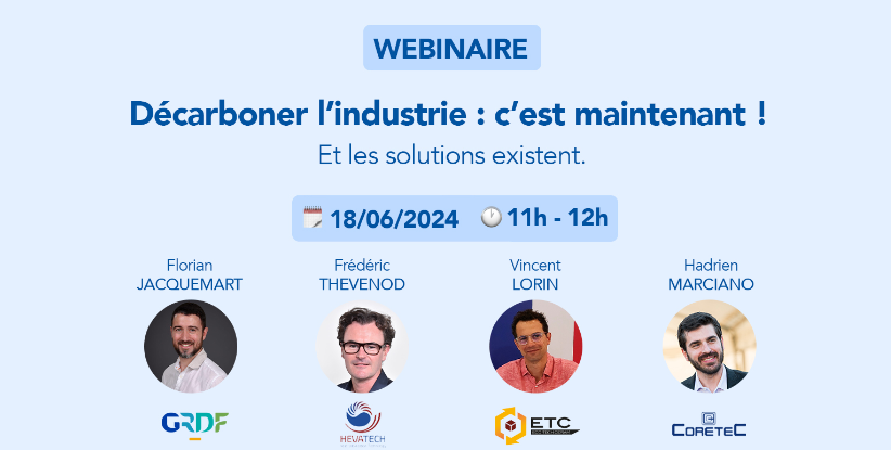 Webinaire décarboner l'industrie