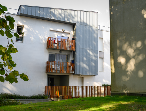 Atlantique habitations a fait le choix de l'hybridation gaz pour la résidence "Les Alcéas" à l'été 2023