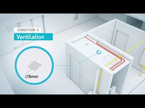 Passage d'une canalisation gaz en faux plafond ventilé