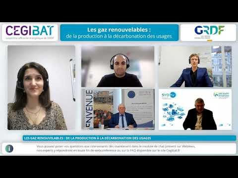 Replay du webinaire sur les gaz renouvelables