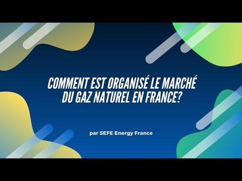 Comment est organisé le marché du gaz naturel en France?