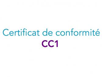 Certificats de conformité modèle 1 - CC1