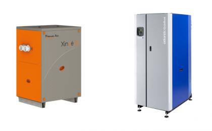 PAC absorption géothermique et Chaudière à condensation