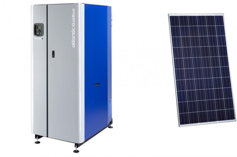 Chaudière collective et photovoltaïque