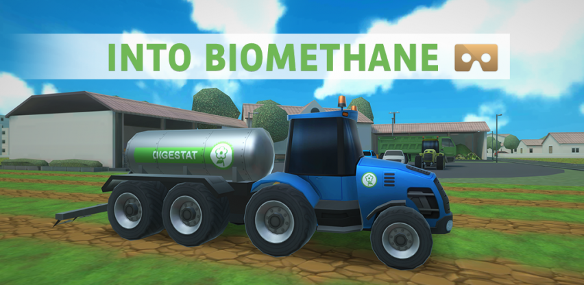 Into biomethane - visuel application