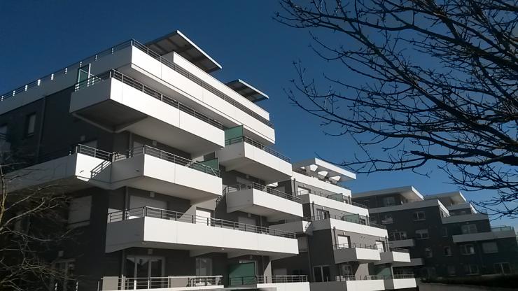 Logements Bepos Effinergie 2013 à Anglet (64) - Vue extérieure
