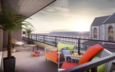 Image de « La Citadelle » Bâtiments B et C - Caserne Mangin - Terrasse