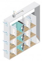 Visuel d'un conduit VMC Gaz