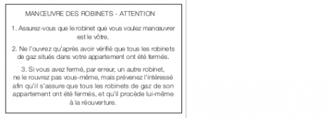Porte d'accès : consignes de sécurité Porte d'accès : consignes de sécurité