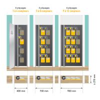 Elément d’étage préfabriqué 4 piquages